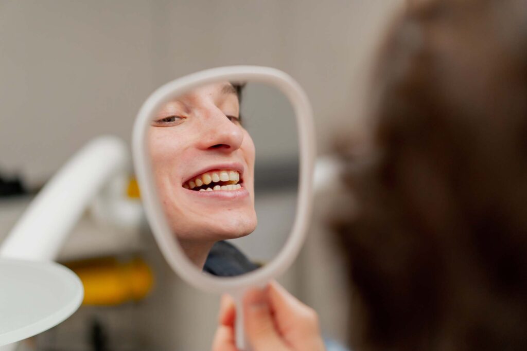 A healthy smile with confidence