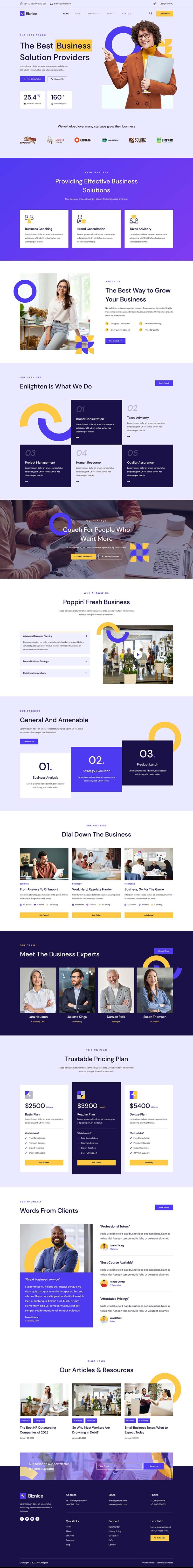 Home — Biznice - Business Coach Elementor Template