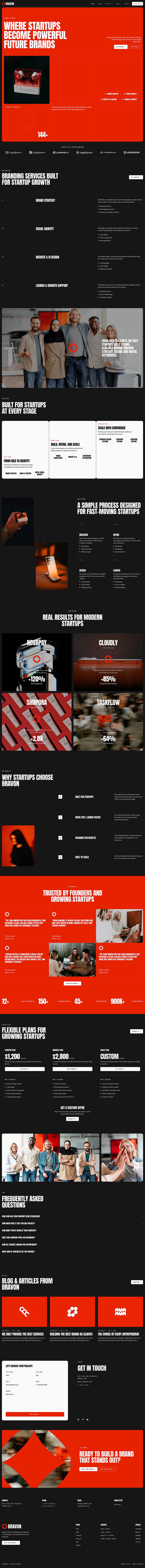 Home — Bravon – Startup Branding Agency Elementor Template