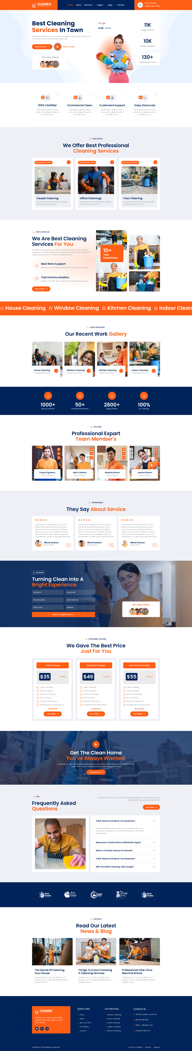Home — Cleanfa - Cleaning Services Elementor Template