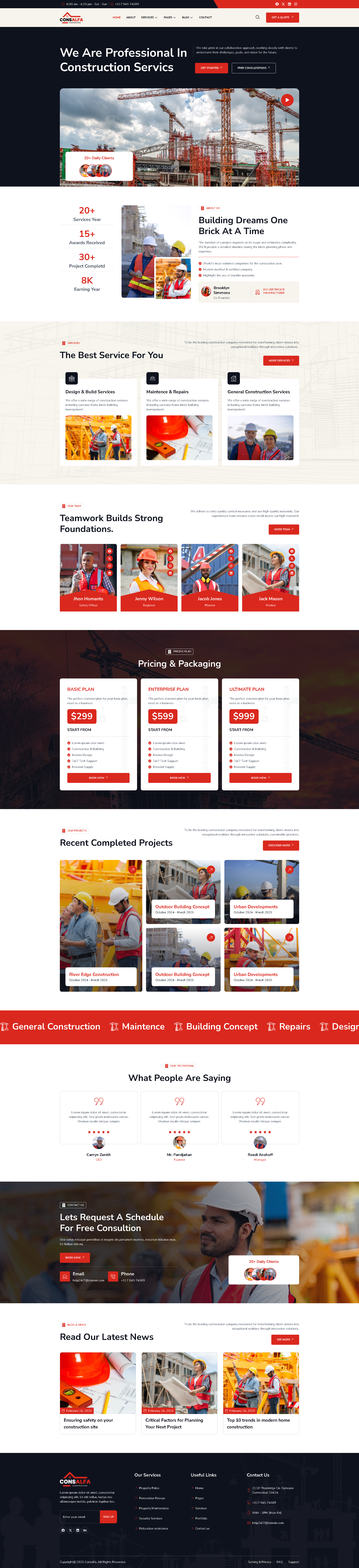 Home — ConsAlfa - Construction Services Elemenor Elementor Template