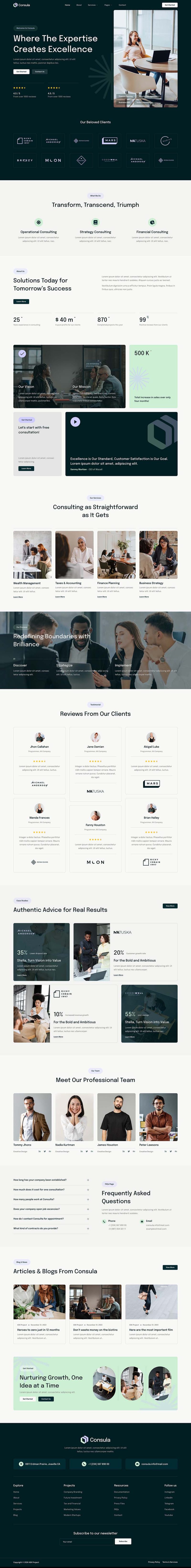 Home — Consula - Business and Finance Consulting Elementor Template