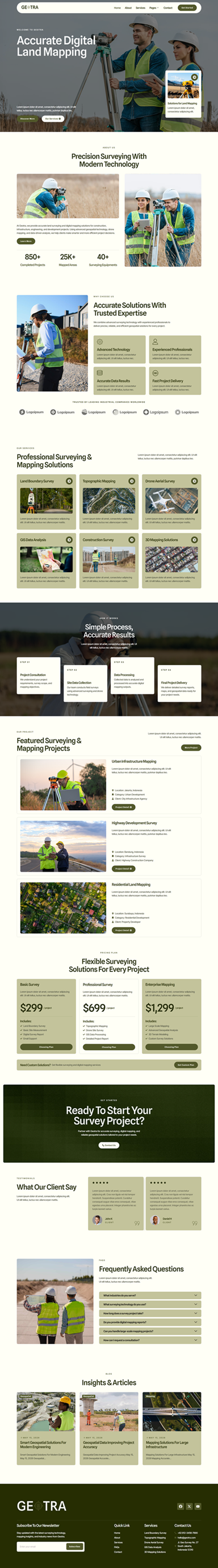 Home — Geotra - Land Surveying & Digital Mapping Elementor Template