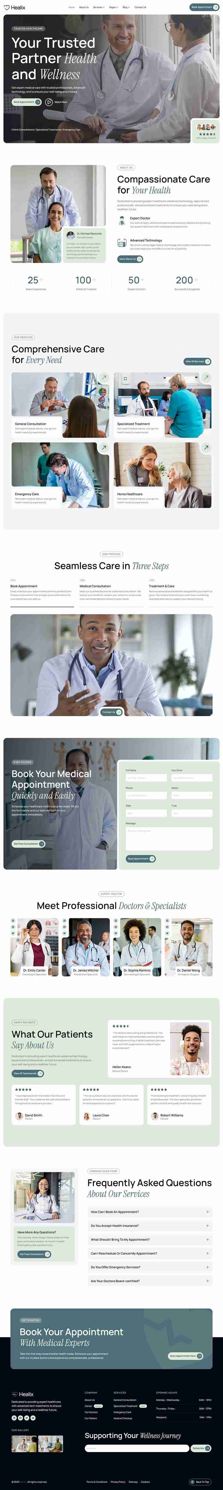 Home — Healix - Healthcare & Medical Services Elementor Template