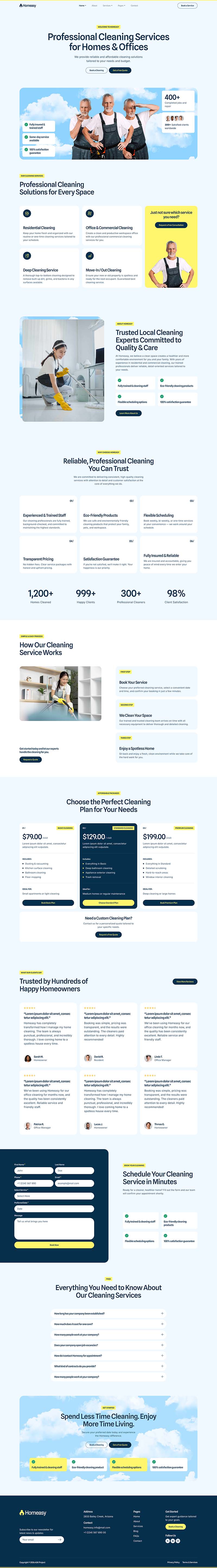Home 1 — Homeasy - Local Home Services Elementor Template