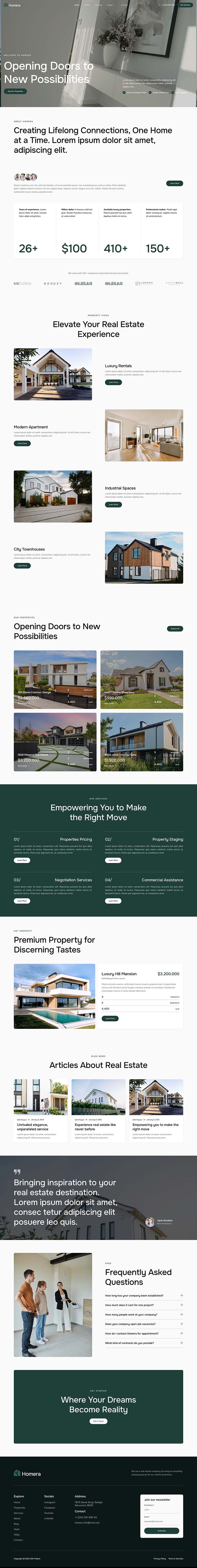 Home — Homera - Real Estate & Property Elementor Template