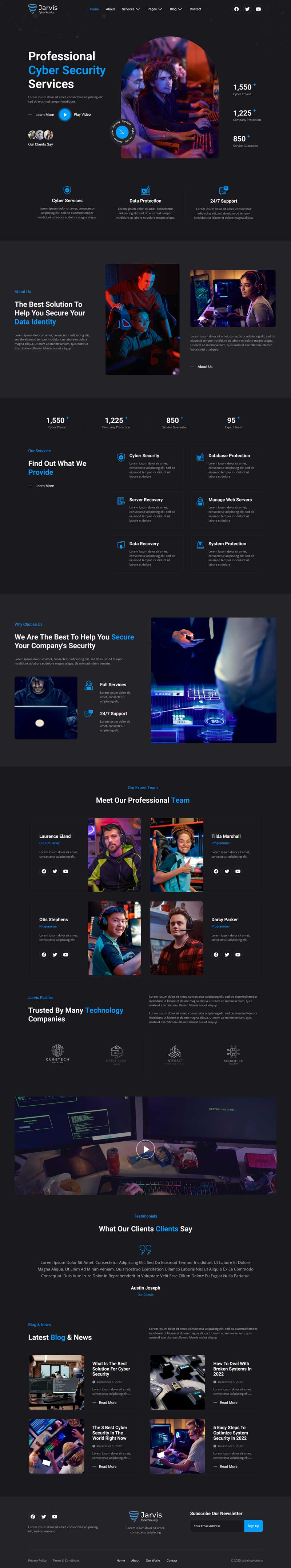 Home — Jarvis - Cyber Security Services Elementor Template