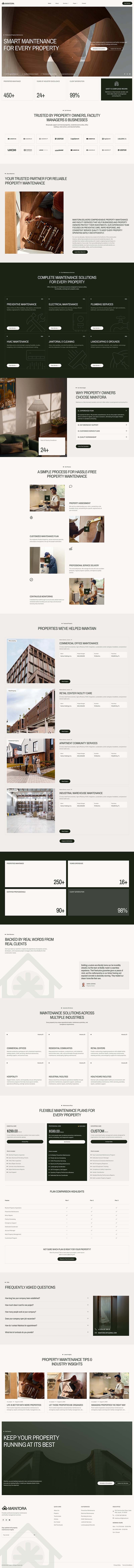 Home — Maintora – Property Maintenance & Facility Services Elementor Template