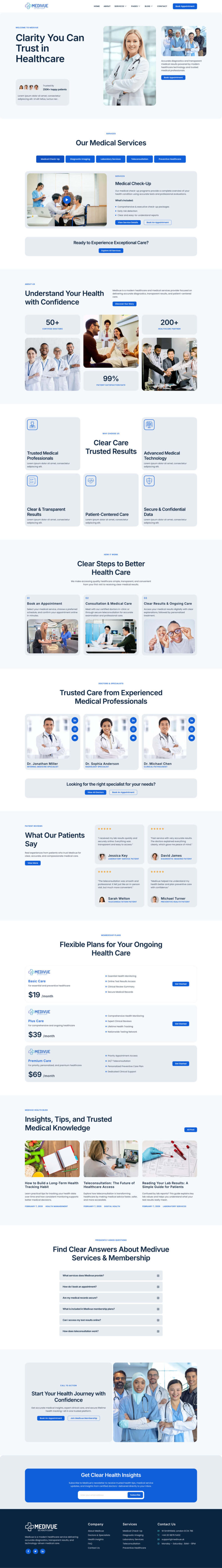 Home — Medivue - Healthcare & Medical Services Elementor Template