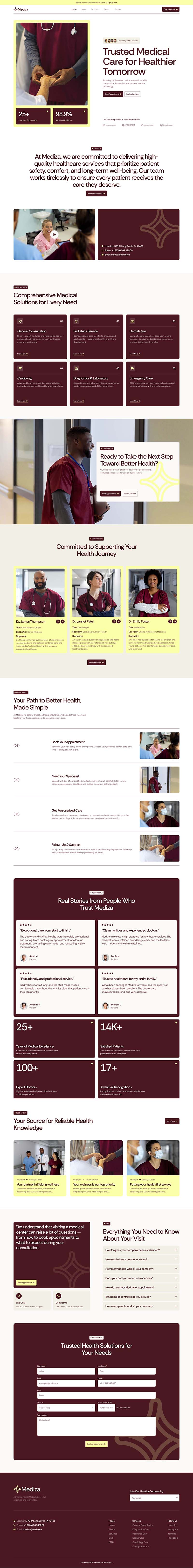 Home — Mediza - Medical & Healthcare Elementor Template