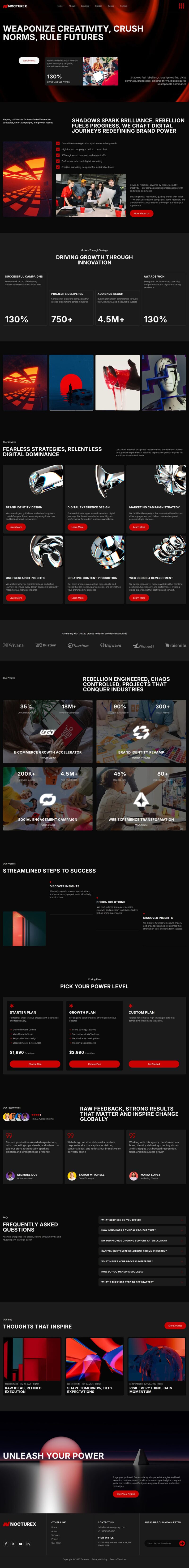 Home — Nocturex - Digital Marketing Agency Elementor Template