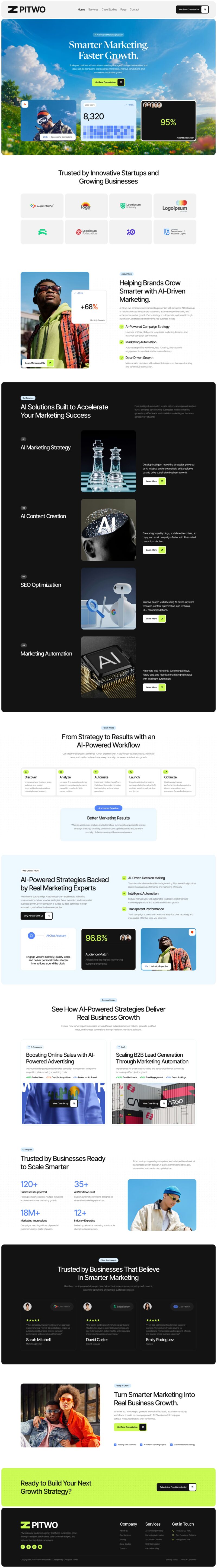 Home — Pitwo – AI Marketing & Growth Agency Elementor Template