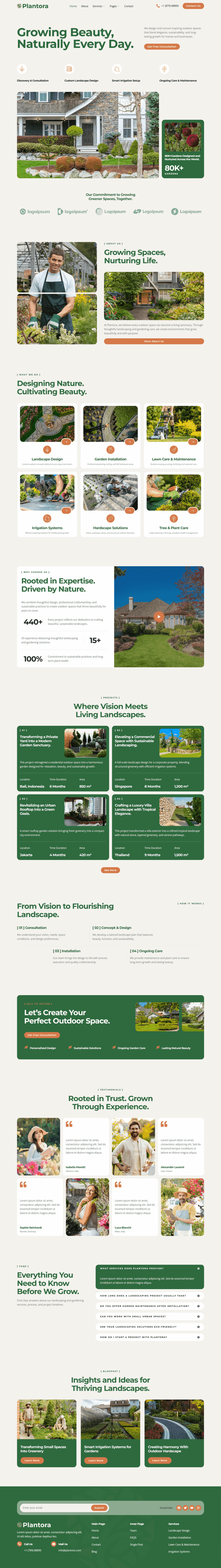 Home — Plantora - Landscaping & Gardening Elementor Template