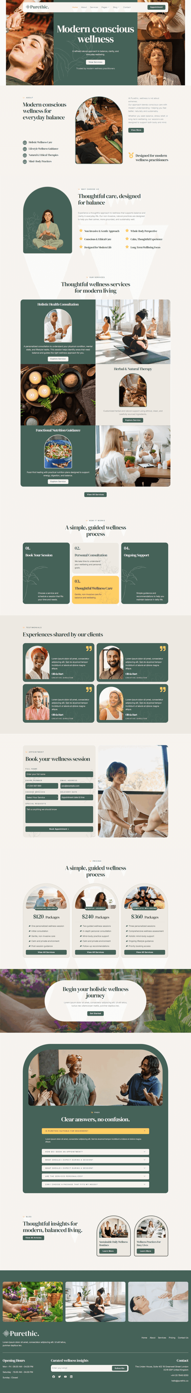 Home — Purethic - Alternative Health Elementor Template