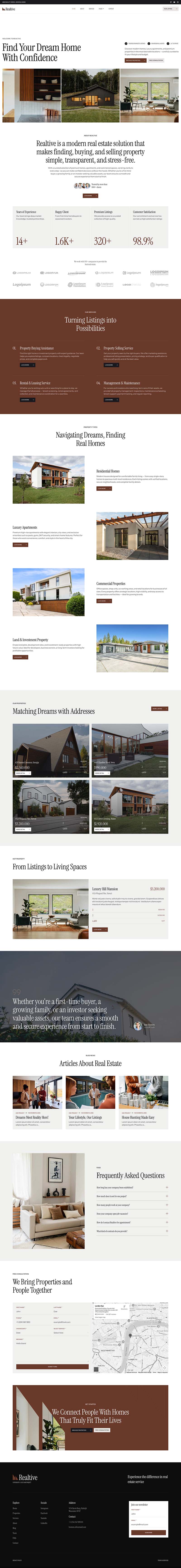 Home — Realtive - Real Estate & Property Elementor Template