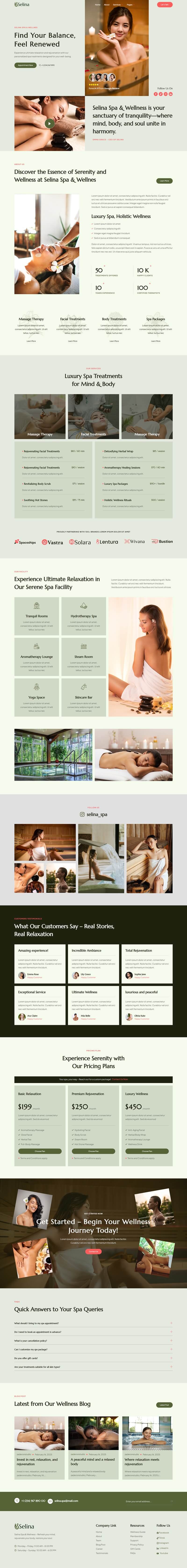 Home — Selina - Spa & Wellness Elementor Template