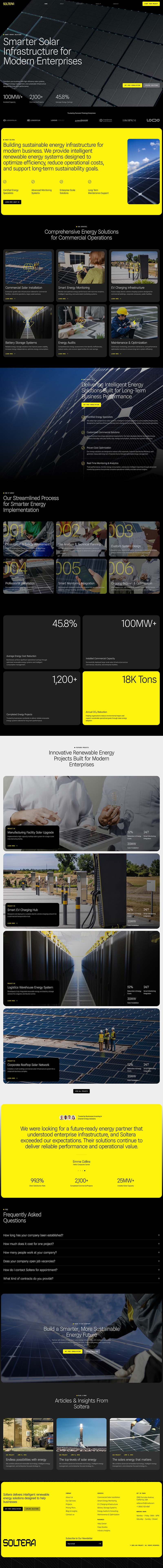 Home — Soltera - Commercial Solar & Smart Energy Elementor Template