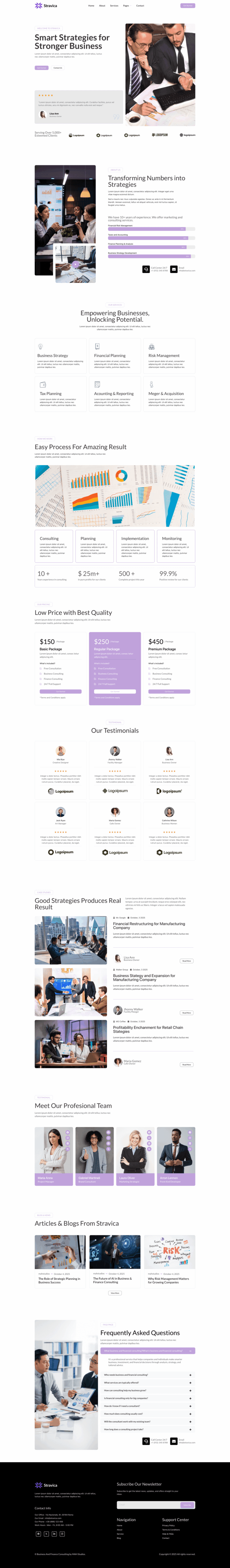 Home — Stravica - Business Consultant Elementor Template
