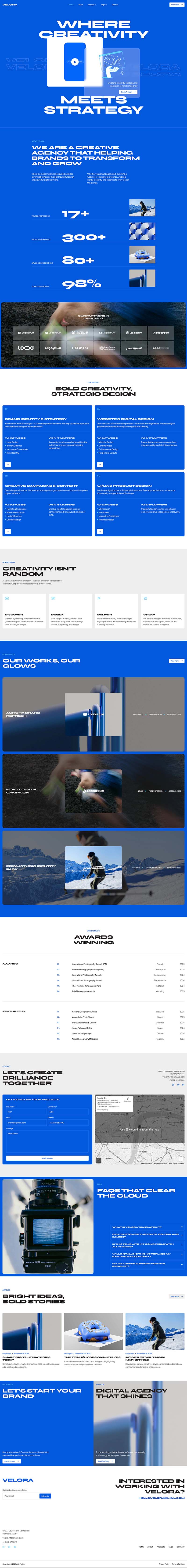 Home — Velora - Creative Agency & Portfolio Elementor Template