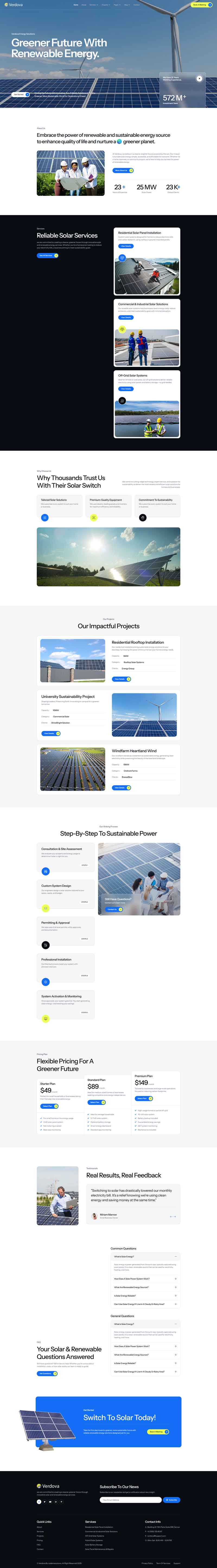 Home — Verdova - Solar & Green Renewable Energy Elementor Template