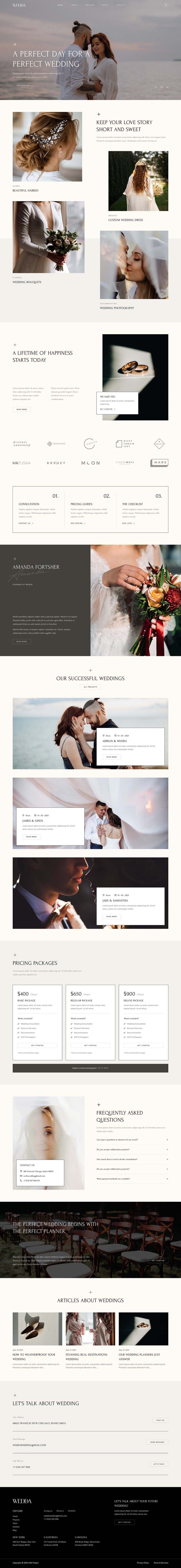 Home — Wedda - Wedding & Wedding Planner Elementor Template