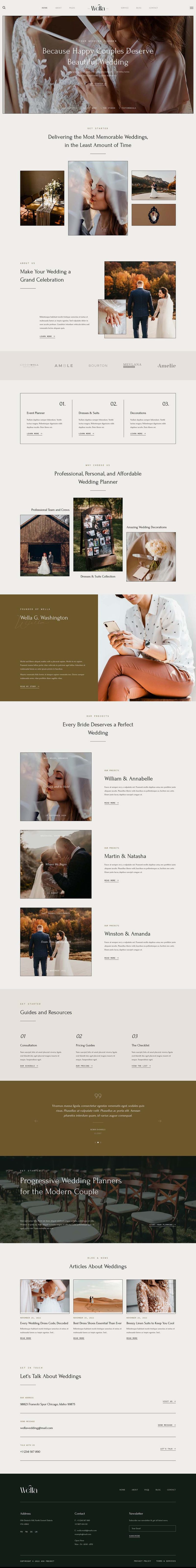 Home — Wella - Wedding & Event Planner Elementor Template