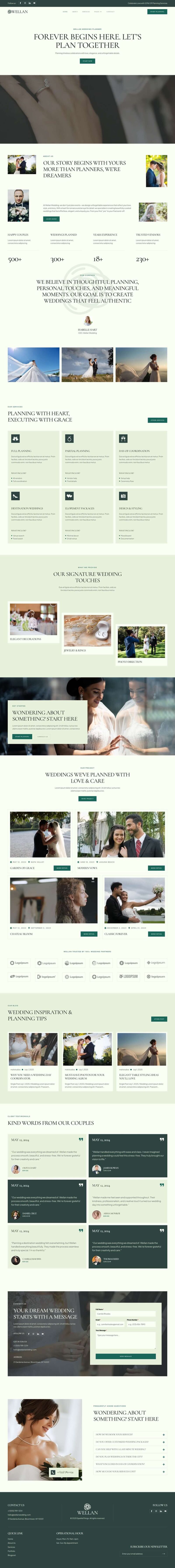 Home — Wellan - Wedding & Wedding Planner Elementor Template