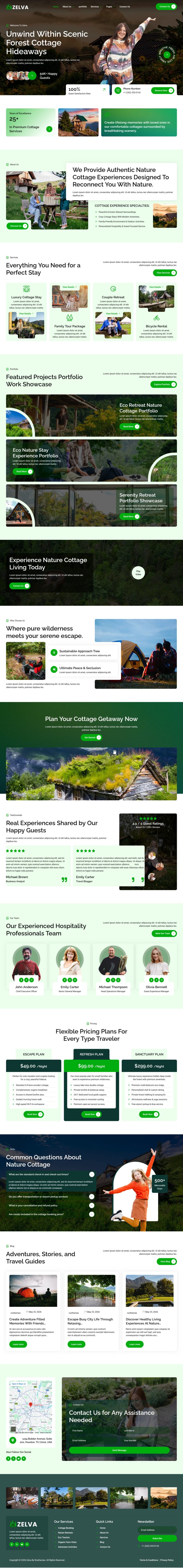 Home — Zelva - Nature Cottage Elementor Template